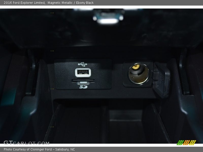 Magnetic Metallic / Ebony Black 2016 Ford Explorer Limited
