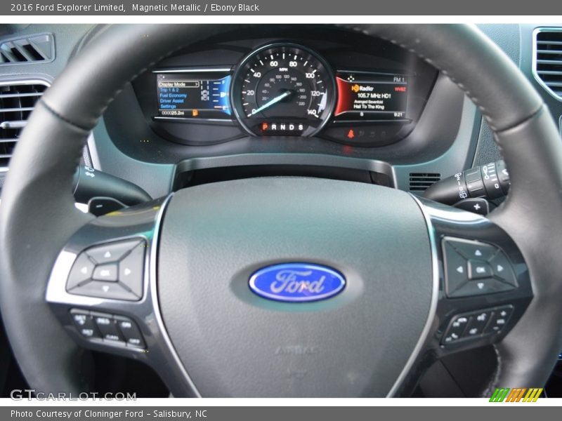 Magnetic Metallic / Ebony Black 2016 Ford Explorer Limited