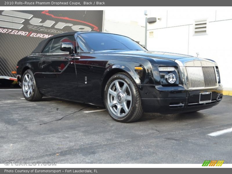 Black / Black 2010 Rolls-Royce Phantom Drophead Coupe