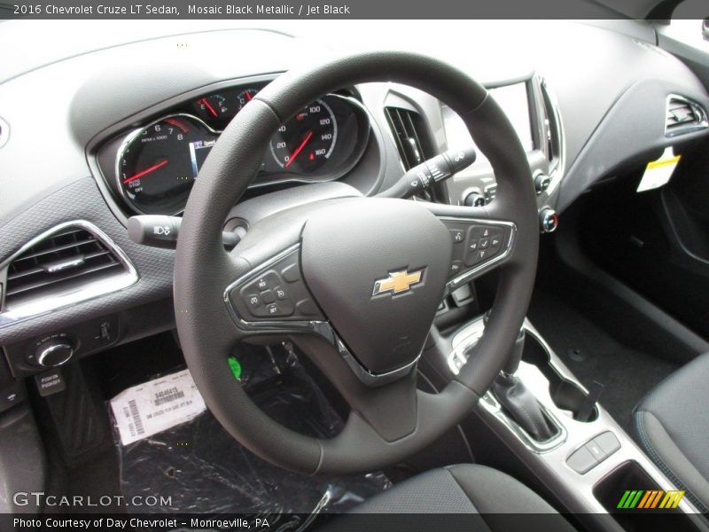 Mosaic Black Metallic / Jet Black 2016 Chevrolet Cruze LT Sedan
