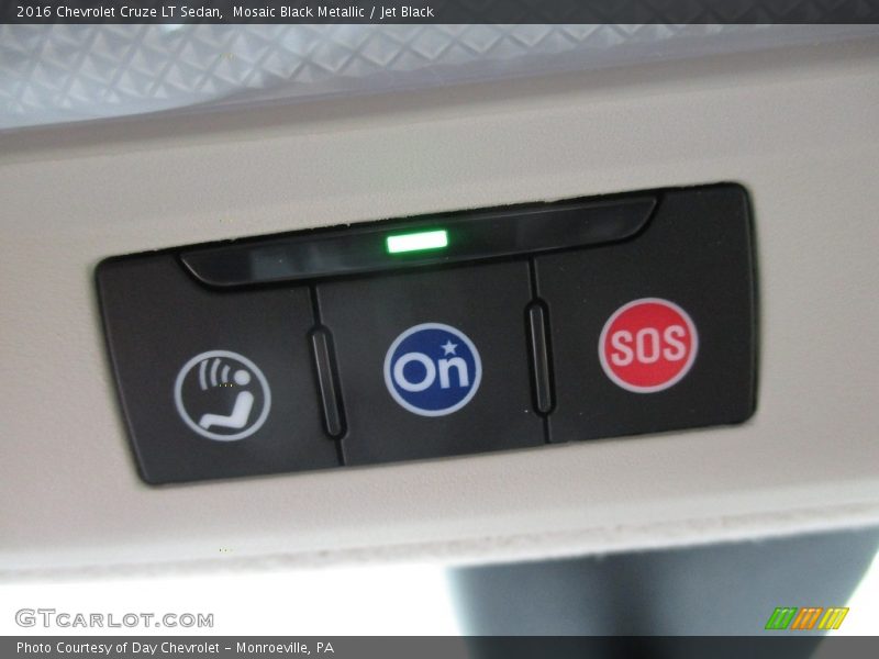 Mosaic Black Metallic / Jet Black 2016 Chevrolet Cruze LT Sedan