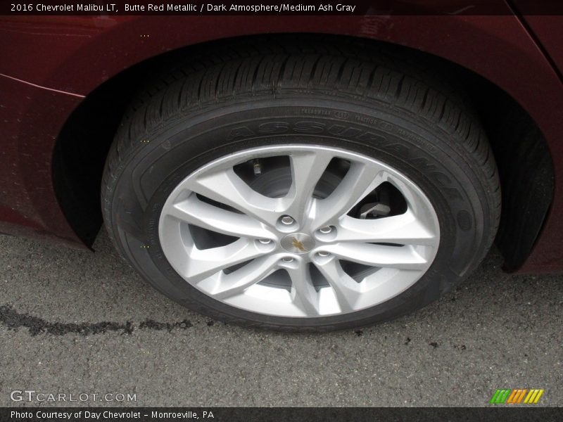 Butte Red Metallic / Dark Atmosphere/Medium Ash Gray 2016 Chevrolet Malibu LT