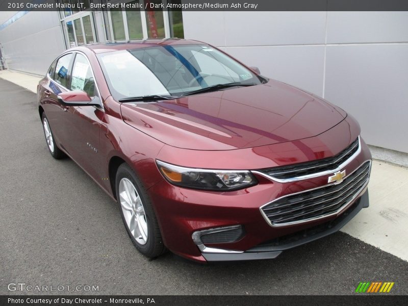 Butte Red Metallic / Dark Atmosphere/Medium Ash Gray 2016 Chevrolet Malibu LT
