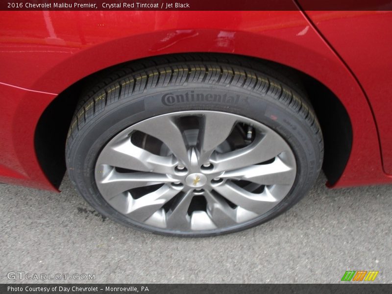 Crystal Red Tintcoat / Jet Black 2016 Chevrolet Malibu Premier