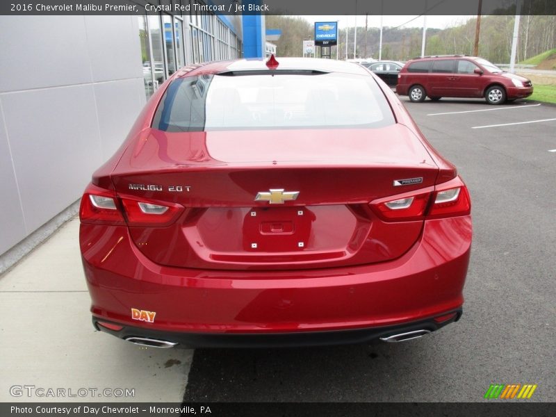 Crystal Red Tintcoat / Jet Black 2016 Chevrolet Malibu Premier