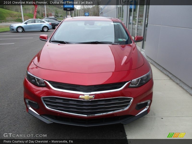 Crystal Red Tintcoat / Jet Black 2016 Chevrolet Malibu Premier