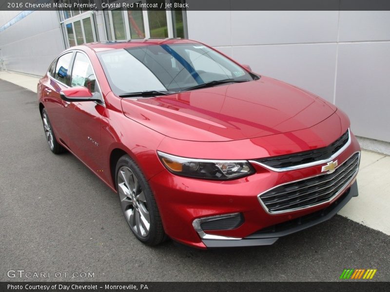 Crystal Red Tintcoat / Jet Black 2016 Chevrolet Malibu Premier