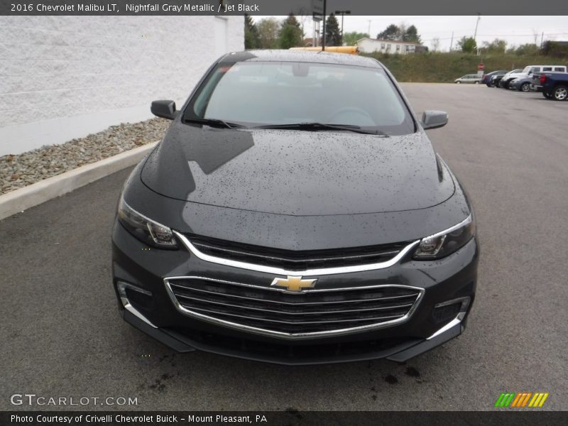 Nightfall Gray Metallic / Jet Black 2016 Chevrolet Malibu LT