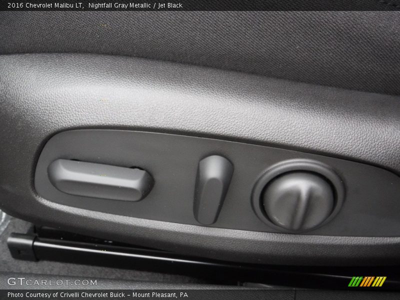 Nightfall Gray Metallic / Jet Black 2016 Chevrolet Malibu LT