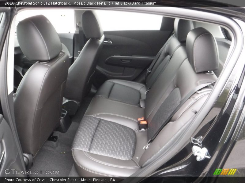 Mosaic Black Metallic / Jet Black/Dark Titanium 2016 Chevrolet Sonic LTZ Hatchback