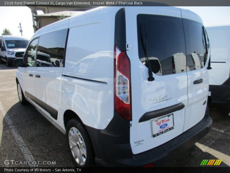 Frozen White / Charcoal Black 2016 Ford Transit Connect XL Cargo Van Extended