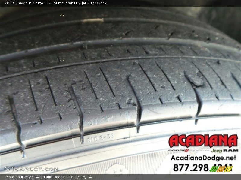 Summit White / Jet Black/Brick 2013 Chevrolet Cruze LTZ