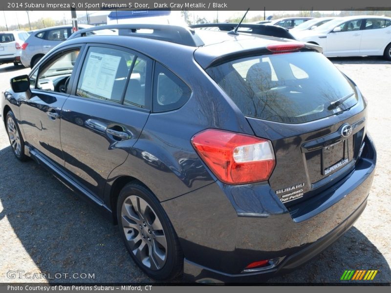 Dark Gray Metallic / Black 2014 Subaru Impreza 2.0i Sport Premium 5 Door