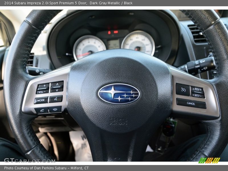 Dark Gray Metallic / Black 2014 Subaru Impreza 2.0i Sport Premium 5 Door