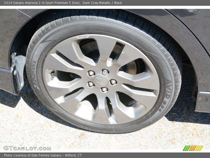 Dark Gray Metallic / Black 2014 Subaru Impreza 2.0i Sport Premium 5 Door