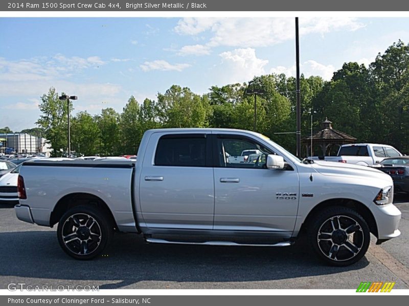 Bright Silver Metallic / Black 2014 Ram 1500 Sport Crew Cab 4x4