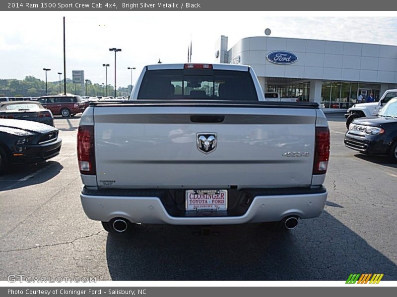 Bright Silver Metallic / Black 2014 Ram 1500 Sport Crew Cab 4x4