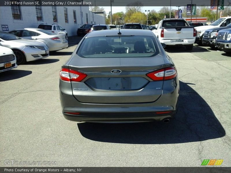 Sterling Gray / Charcoal Black 2014 Ford Fusion SE