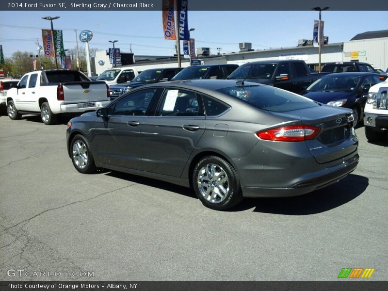 Sterling Gray / Charcoal Black 2014 Ford Fusion SE