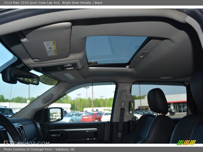 Bright Silver Metallic / Black 2014 Ram 1500 Sport Crew Cab 4x4