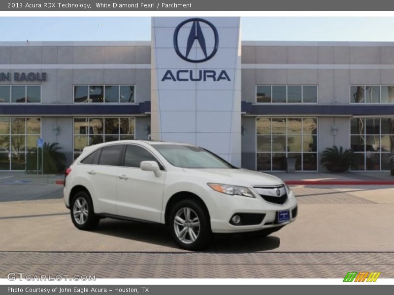 White Diamond Pearl / Parchment 2013 Acura RDX Technology