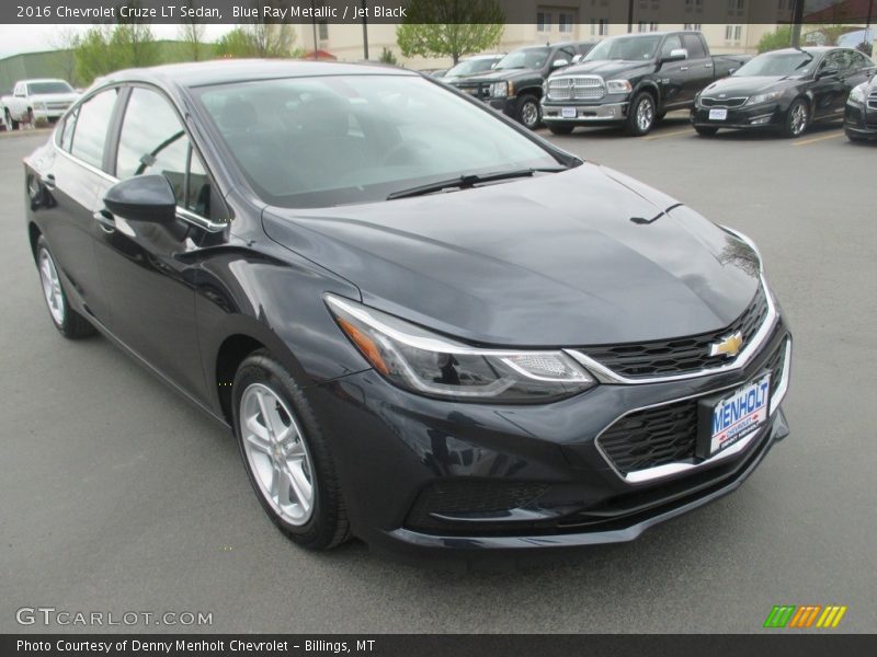 Blue Ray Metallic / Jet Black 2016 Chevrolet Cruze LT Sedan