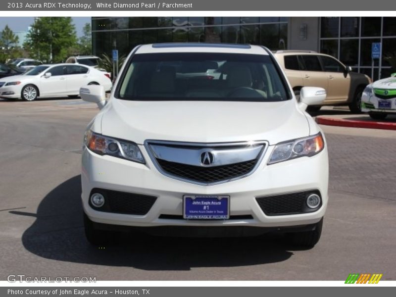 White Diamond Pearl / Parchment 2013 Acura RDX Technology