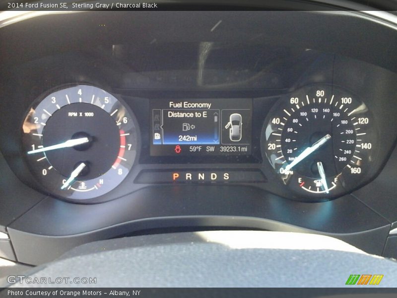 Sterling Gray / Charcoal Black 2014 Ford Fusion SE
