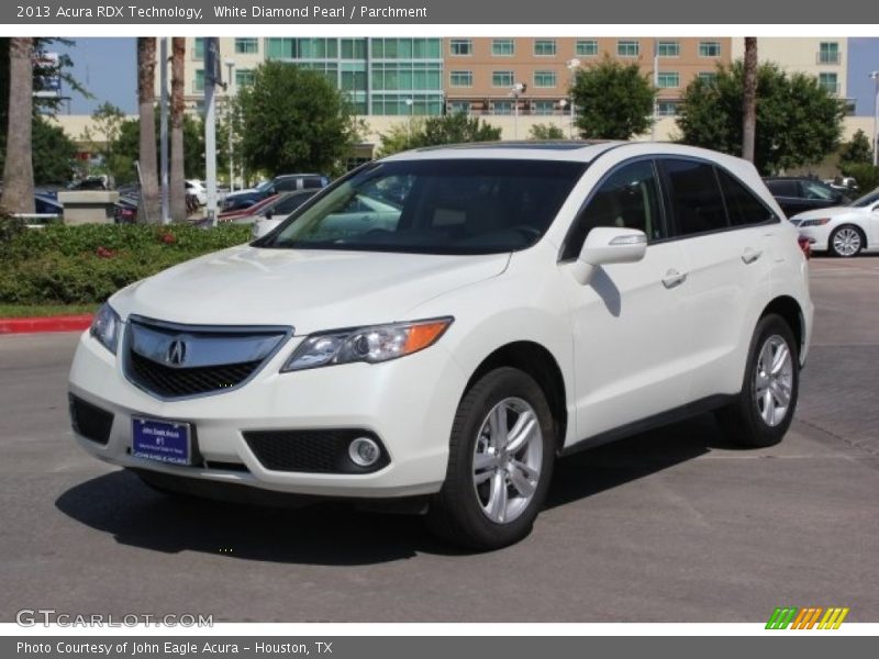 White Diamond Pearl / Parchment 2013 Acura RDX Technology