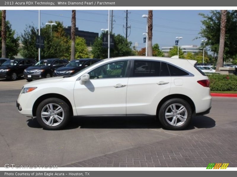White Diamond Pearl / Parchment 2013 Acura RDX Technology