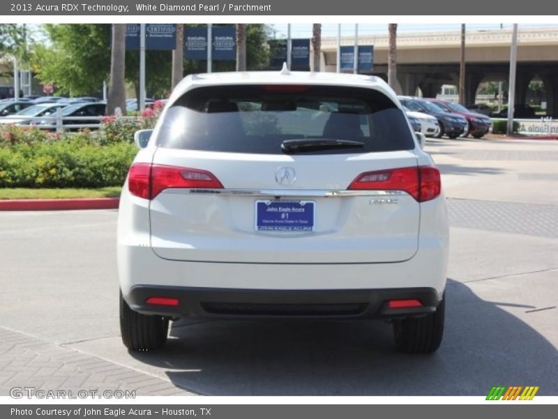 White Diamond Pearl / Parchment 2013 Acura RDX Technology