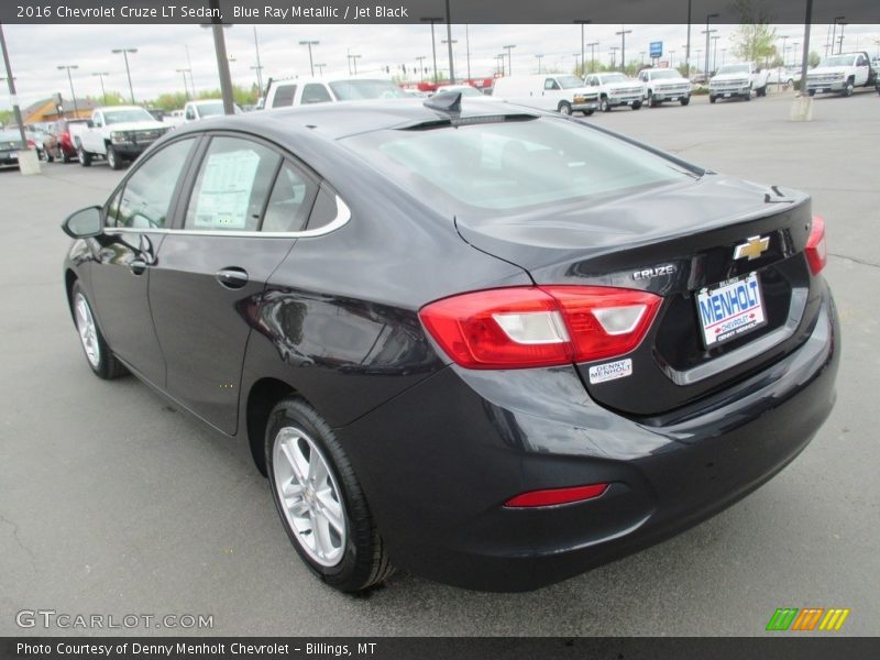 Blue Ray Metallic / Jet Black 2016 Chevrolet Cruze LT Sedan