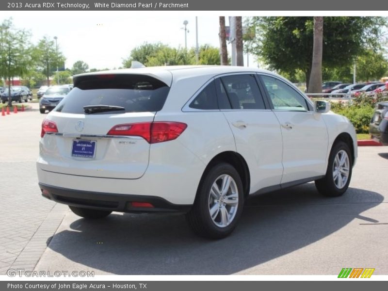 White Diamond Pearl / Parchment 2013 Acura RDX Technology