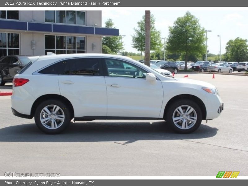 White Diamond Pearl / Parchment 2013 Acura RDX Technology