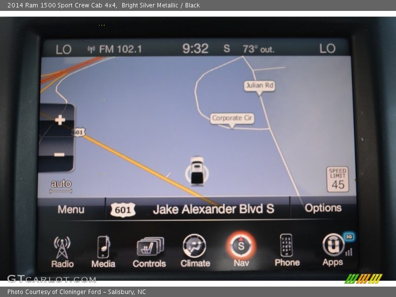 Bright Silver Metallic / Black 2014 Ram 1500 Sport Crew Cab 4x4