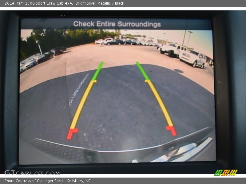 Bright Silver Metallic / Black 2014 Ram 1500 Sport Crew Cab 4x4