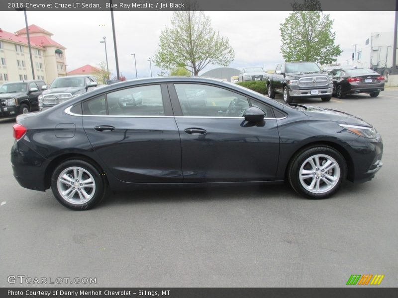 Blue Ray Metallic / Jet Black 2016 Chevrolet Cruze LT Sedan