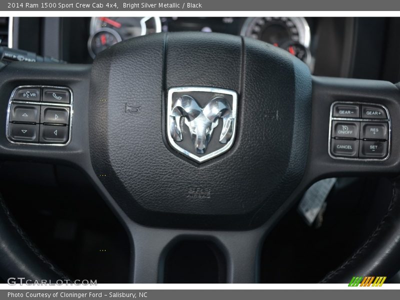 Bright Silver Metallic / Black 2014 Ram 1500 Sport Crew Cab 4x4