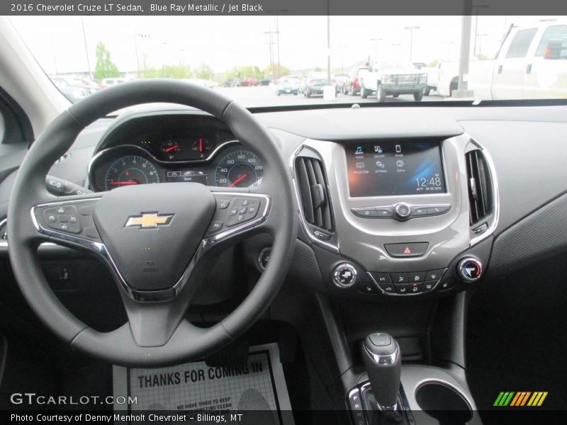 Blue Ray Metallic / Jet Black 2016 Chevrolet Cruze LT Sedan