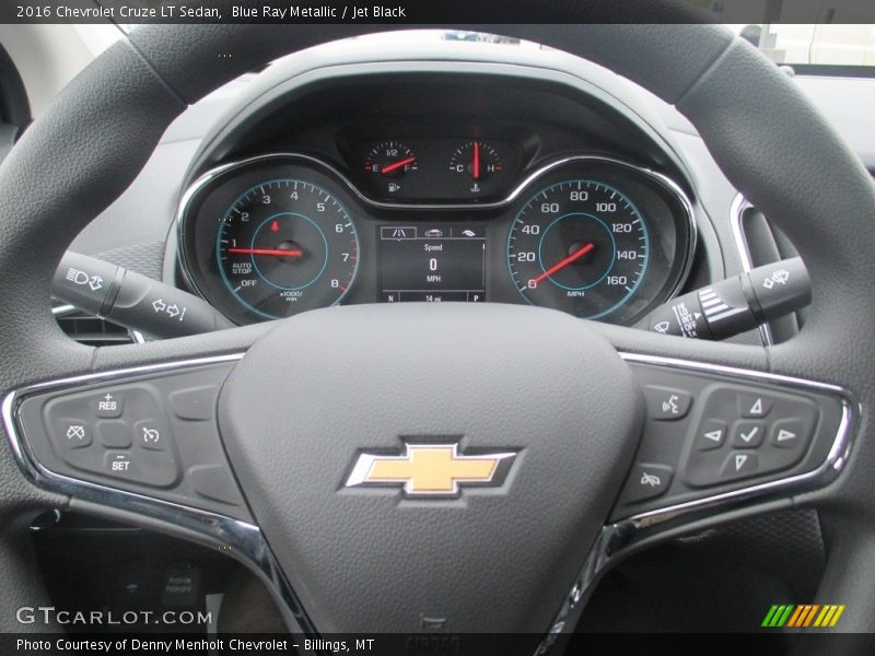 Blue Ray Metallic / Jet Black 2016 Chevrolet Cruze LT Sedan