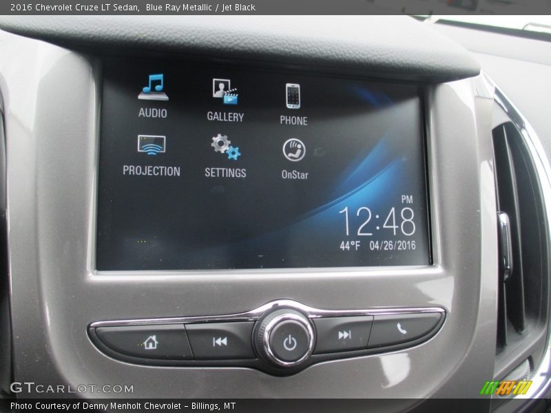 Blue Ray Metallic / Jet Black 2016 Chevrolet Cruze LT Sedan
