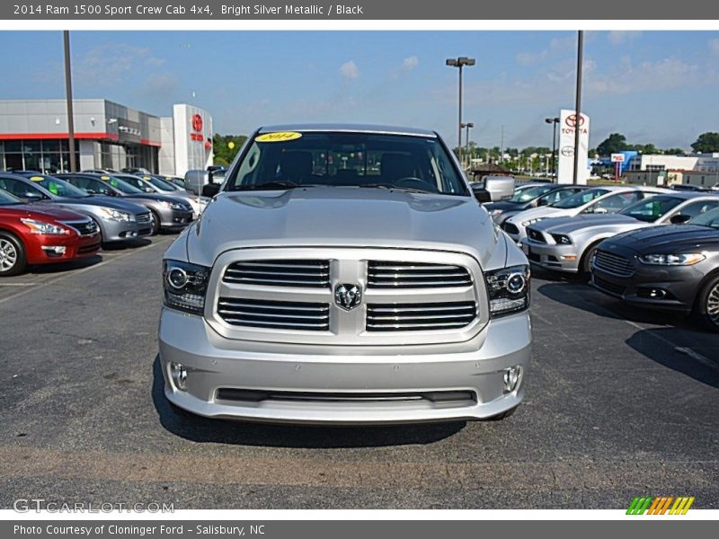 Bright Silver Metallic / Black 2014 Ram 1500 Sport Crew Cab 4x4