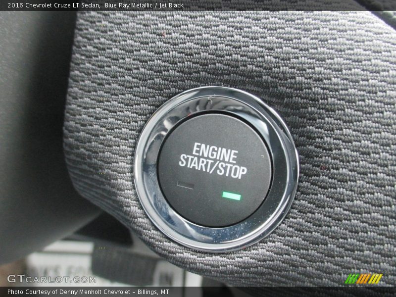 Blue Ray Metallic / Jet Black 2016 Chevrolet Cruze LT Sedan