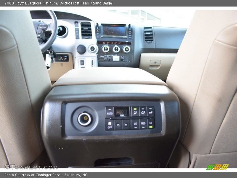 Arctic Frost Pearl / Sand Beige 2008 Toyota Sequoia Platinum