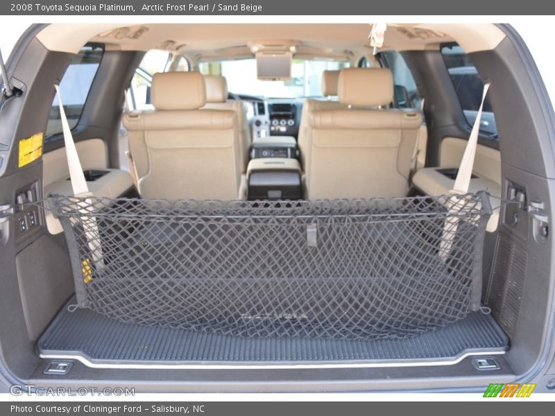 Arctic Frost Pearl / Sand Beige 2008 Toyota Sequoia Platinum