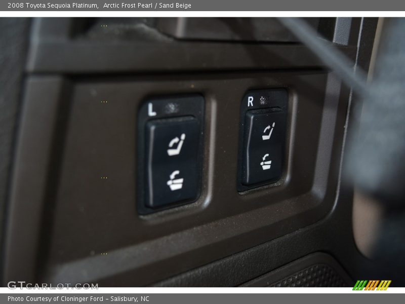 Arctic Frost Pearl / Sand Beige 2008 Toyota Sequoia Platinum