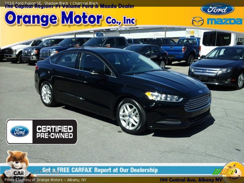 Shadow Black / Charcoal Black 2016 Ford Fusion SE