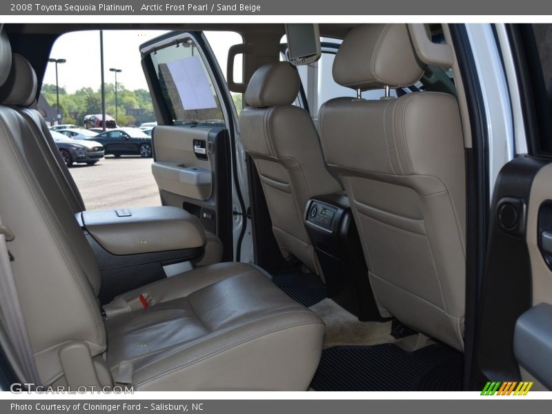 Arctic Frost Pearl / Sand Beige 2008 Toyota Sequoia Platinum