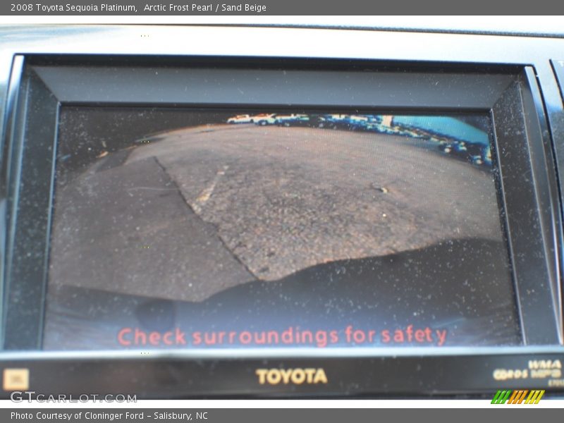 Arctic Frost Pearl / Sand Beige 2008 Toyota Sequoia Platinum