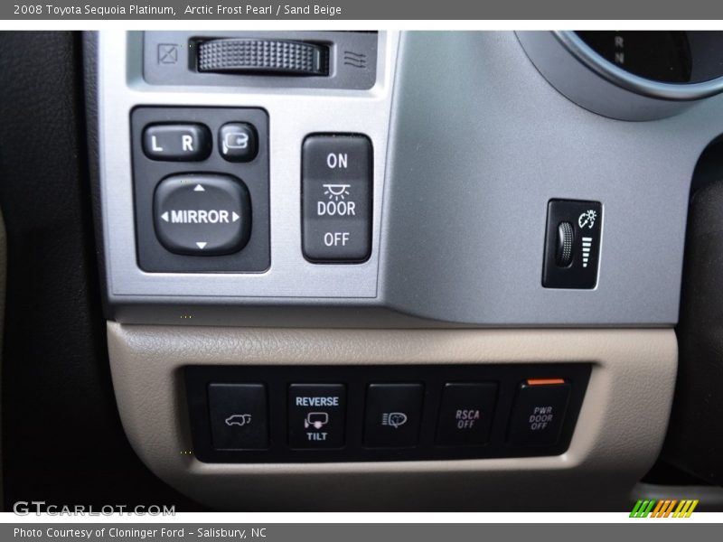 Arctic Frost Pearl / Sand Beige 2008 Toyota Sequoia Platinum